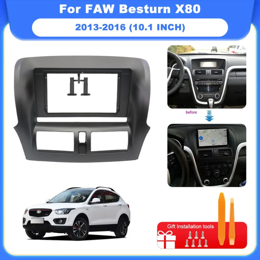 10.1 بوصة 25.654 سنتيمتر إطار السيارة فآسيا محول أندرويد راديو الصوت داش تركيب لوحة عدة ل FAW Besturn X80 2013-2016 #6
