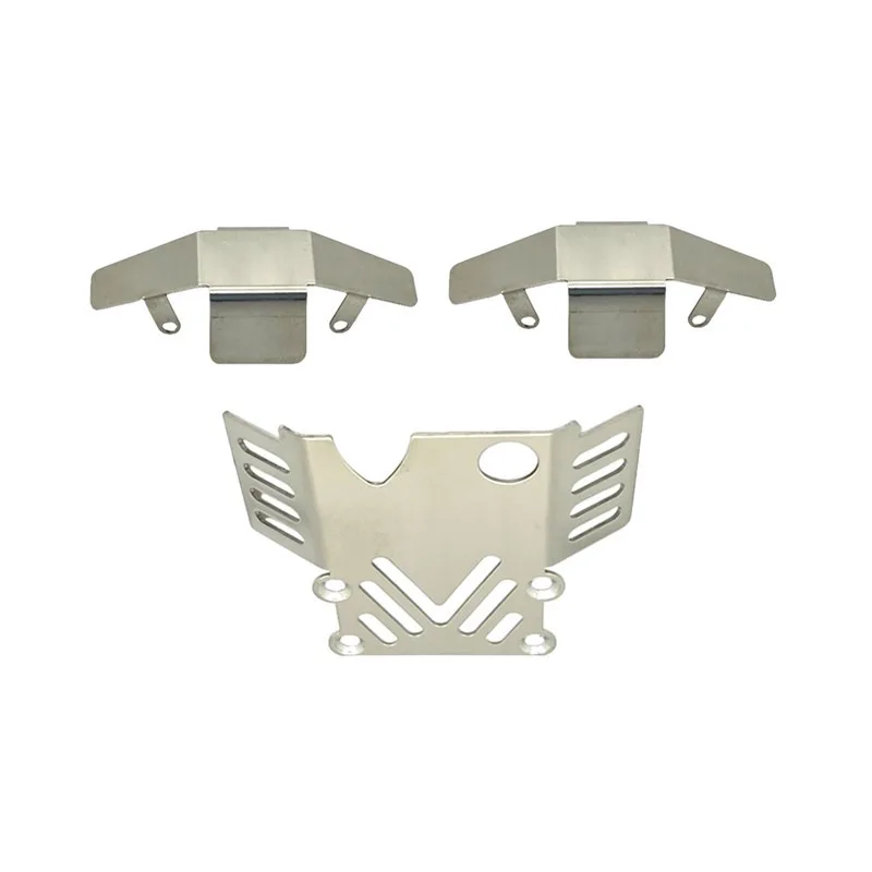 

For MJX 1/12 H12Y H12Y+ H12P Remote Control Car Upgrade Accessories Non Destructive Installation 304 Chassis Armor