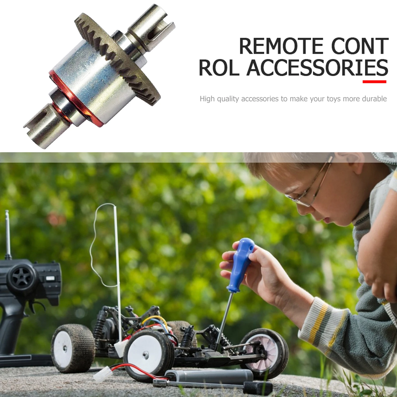 مركز معدني ترقية التفاضلية أجزاء مركز الترس التفاضلي الملحقات RC سيارة التفاضلية ل WLtoys 144001 144002 144010