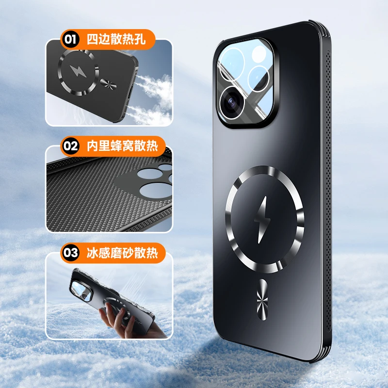 ل Magsafe المغناطيسي للصدمات حافظة لهاتف OPPO Reno 15 Pro ماتي متجمد عدسة طبقة حماية الهاتف الغطاء الخلفي ل Reno 15 15Pro