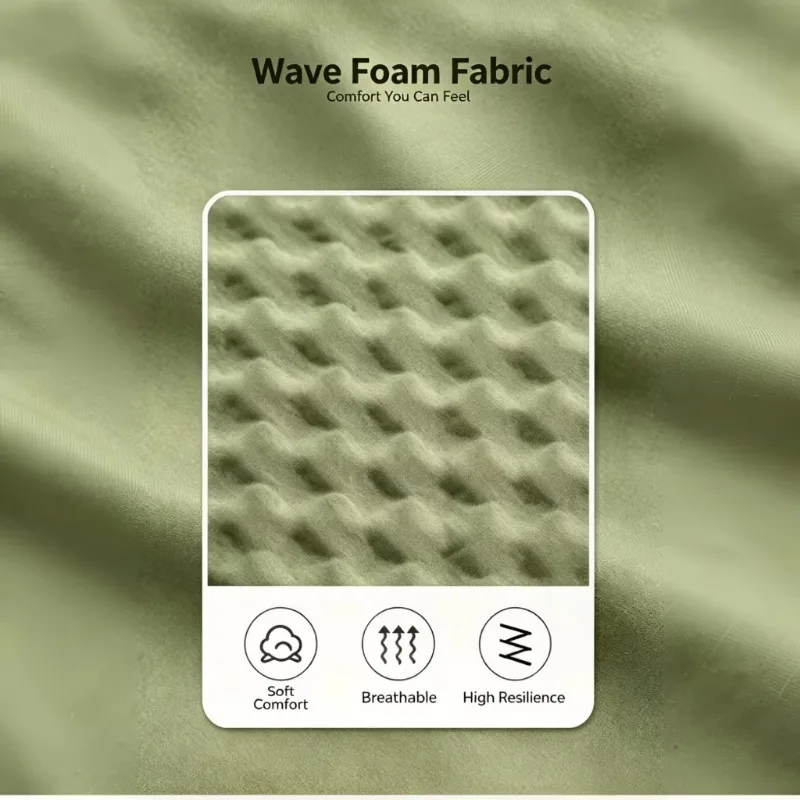 Lightweight PVC TPU Moisture-proof Hiking Single Splicing Camping External Filling Sleeping Mat with Pillow Fast Delivery