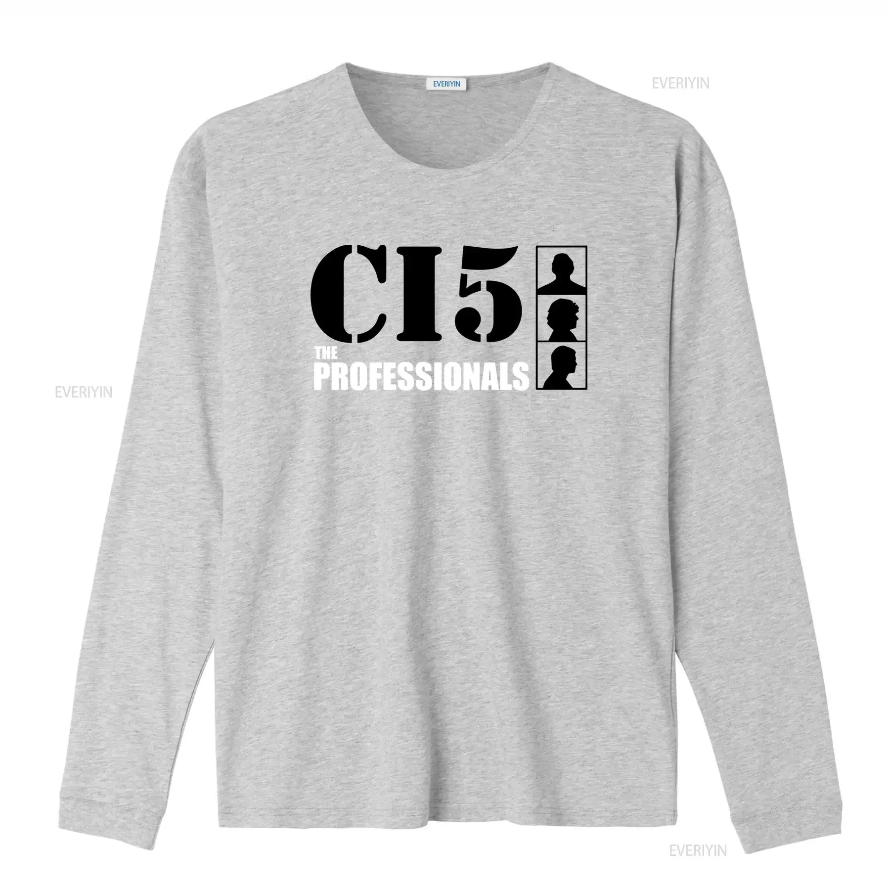 THE PROFESSIONALS CI5 Jackson Gordon UK Intelligence TV Series T Shirt vintage Washed Top For Everyday Wear Casual Breathable