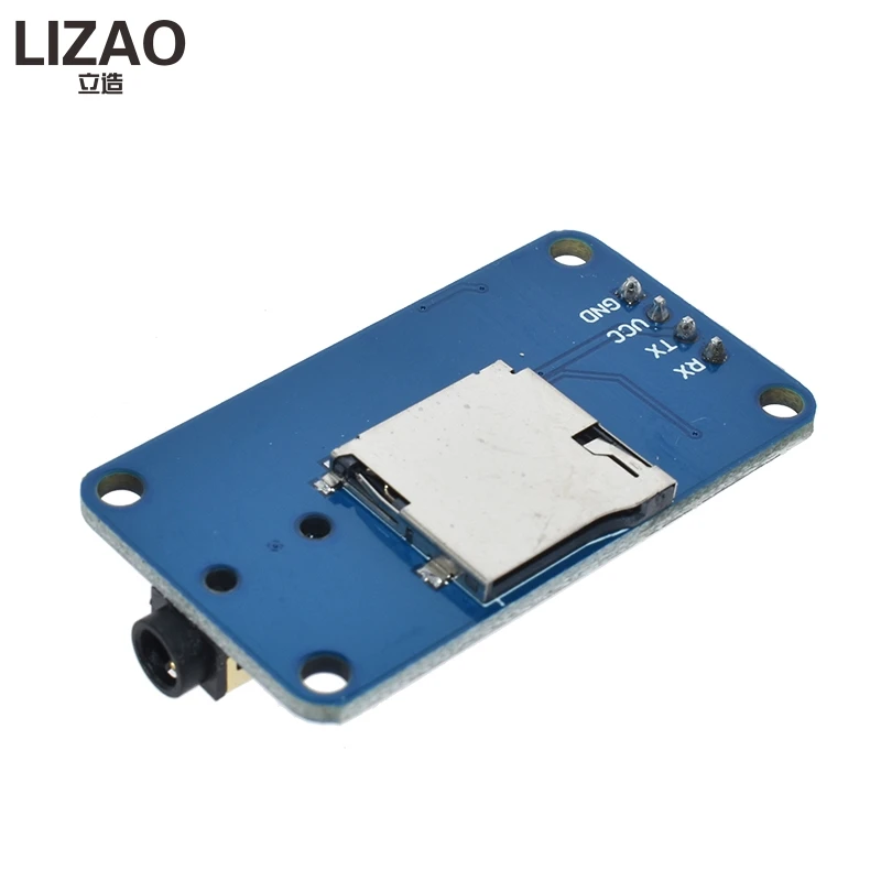 YX5300 UART TTL Serial Control MP3 Music Player Module Support MP3 / WAV Micro SD /SDHC Card For Arduino/AVR/ARM/PIC 3.2-5.2V DC