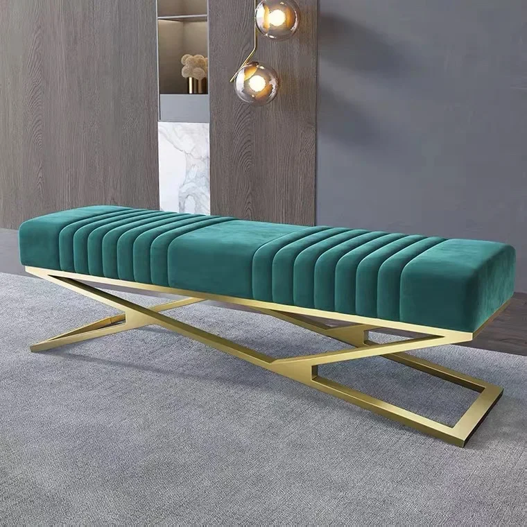 DSA light luxury shoe changing stool household door shoe stool bedside stool sofa  modern simple cloakroom bench