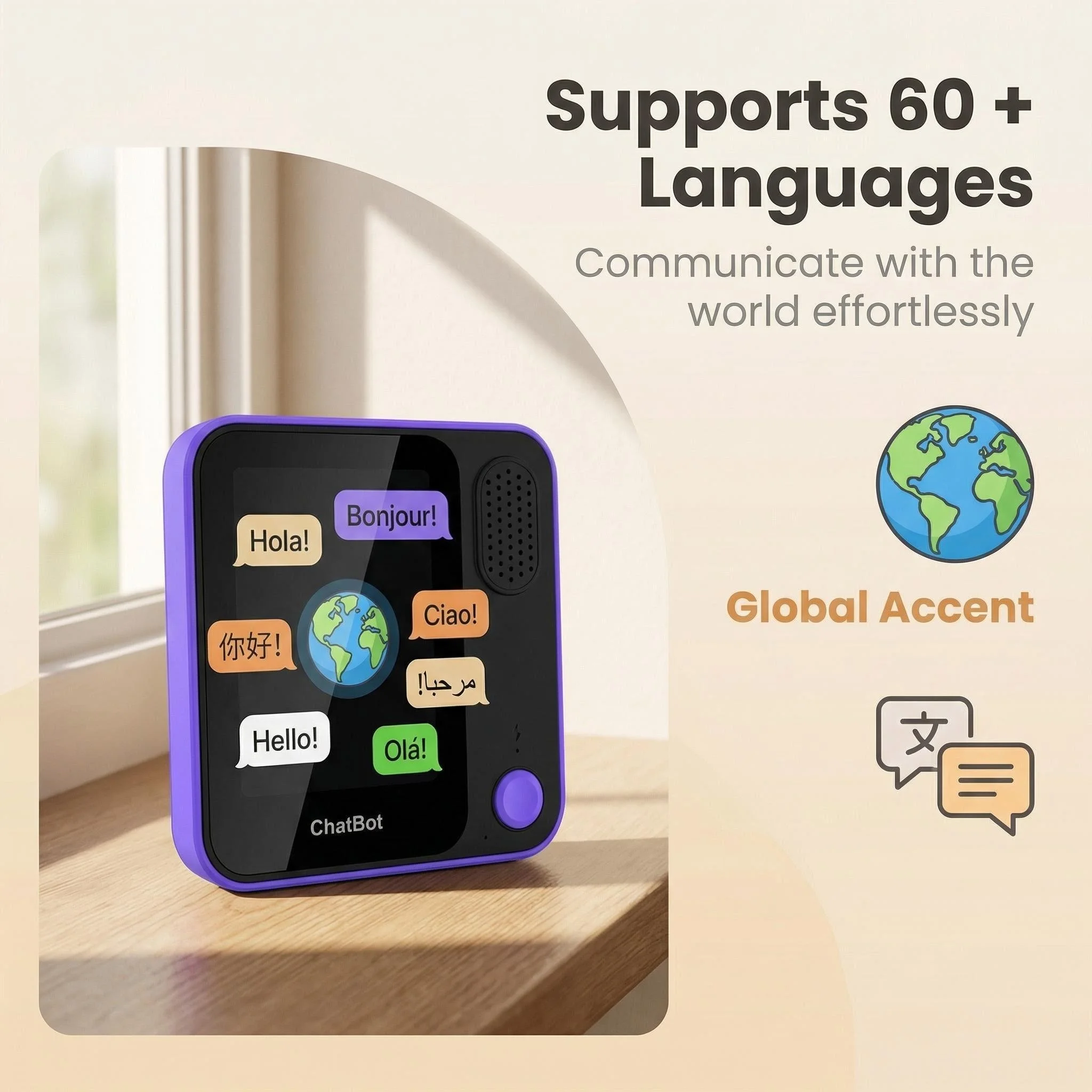 TT-08 AI Voice Robot for Adult Warm Companion AI Chatbot Multilingual Emotion Recognition Companion Local Privacy Protection GPT - Image 5