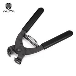 WUTA 1PC Leather Piercer Leather Craft Hole Punch Tools Hand-Held Silent Pliers Diamond Sewing Stitching Chisel Pricking Iron