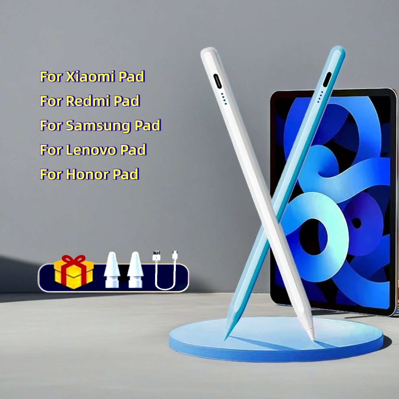 for Xiaomi Pad 6S pen For Samsung Pad without Palm Rejection Tilt,for Honor Redmi Pad Pro pen for All Android Tablet Phone Pen