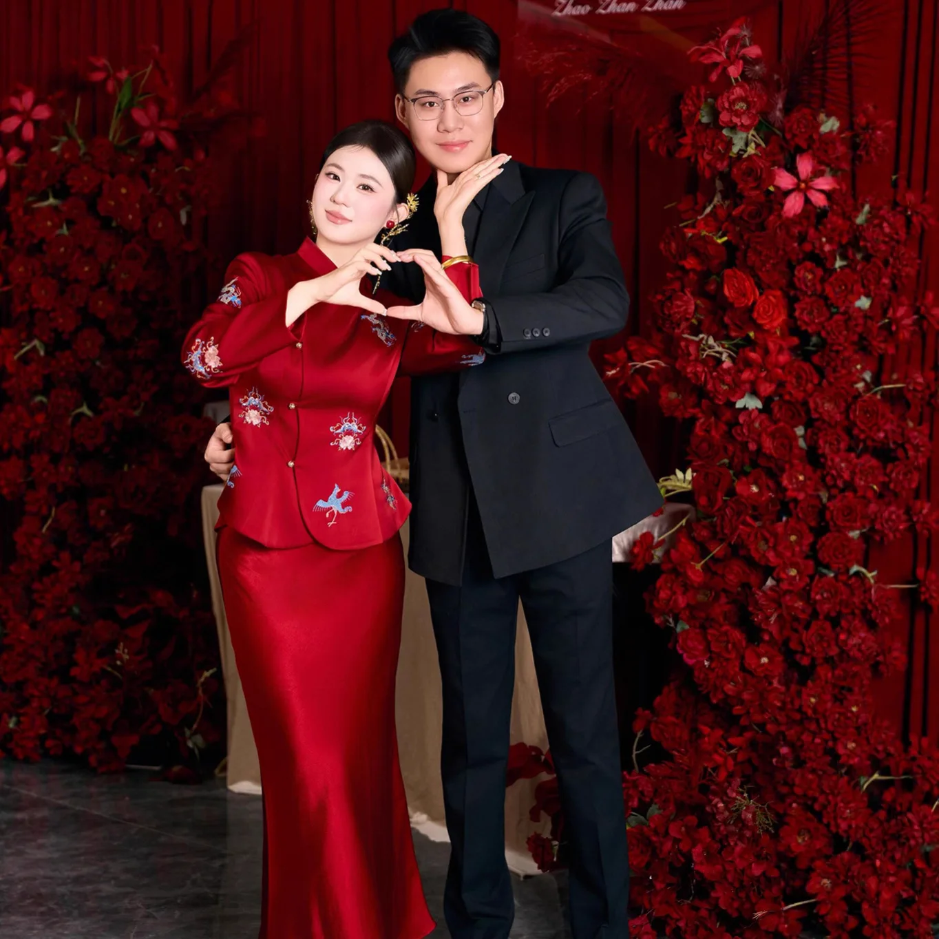 Wine Red Engagement Dress New Chinese Style 2026 White Light Luxury Toast Clothing Morning Gowns Back-to-Door Suit