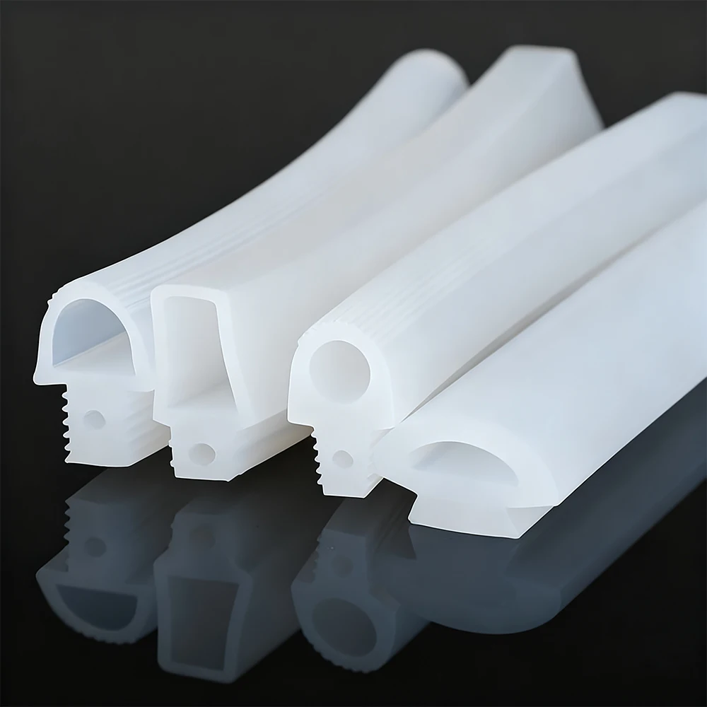 1-8M T-Shaped Sealing Strip Oven Cabinet Door High Temperature Resistant Silicone Strip Waterproof Dustproof And Anti-Collision view 4