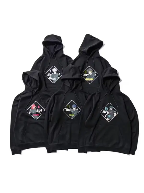 

Blue Lo Anime Collaborative Hoodie Sweatirt ex Couples Loose Fit Long Sve Autumn Winter Faion Streetwear