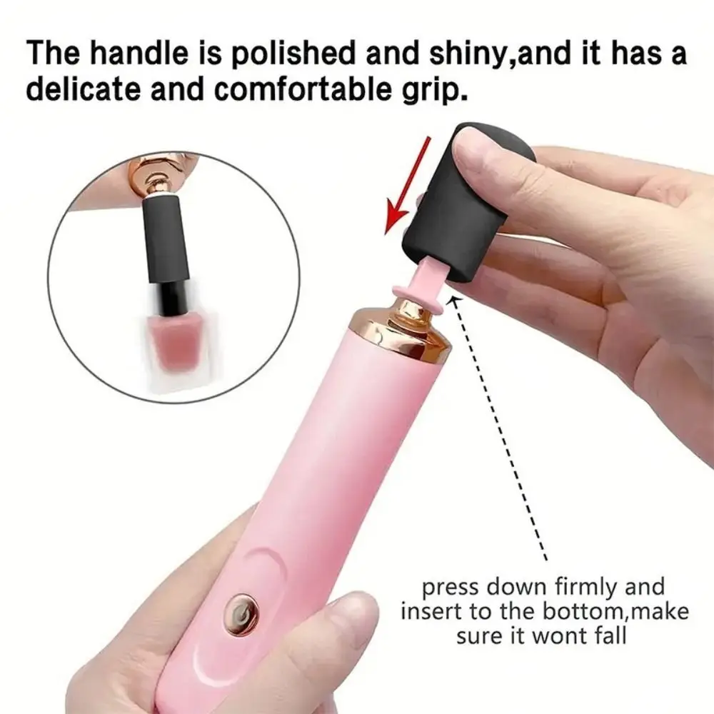 25000 Rpm Eyelash Glue Shaker Battery Powered Shake Well Liquid Mixer Waterproof Portable Nail Lacquer Shaker