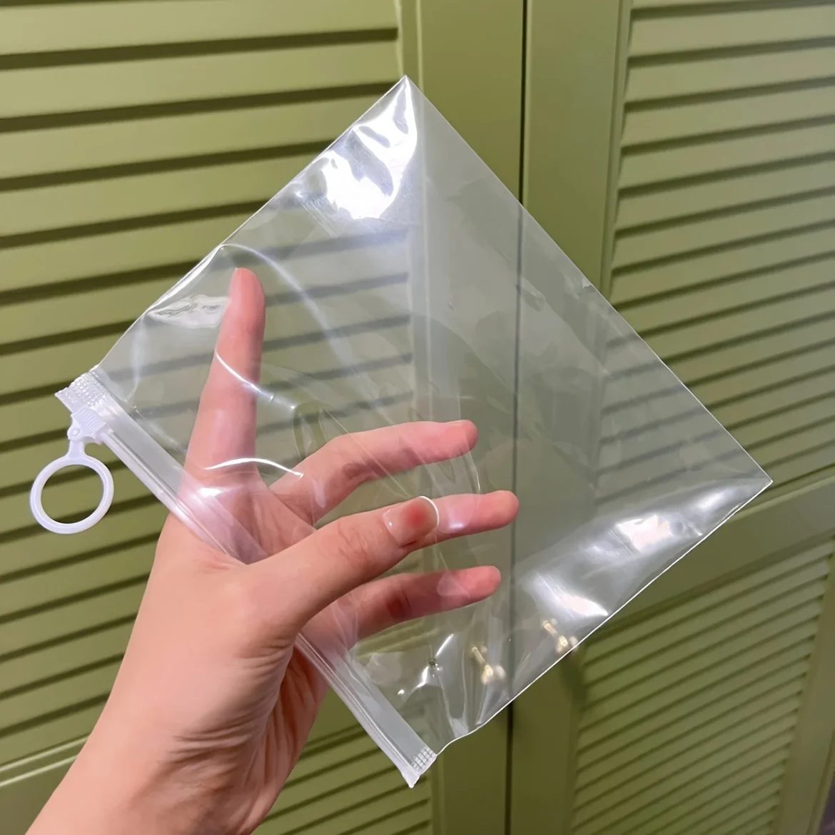 Clear Zipper Storage Bag Durable Travel Storage Bag Socks Stationery jewelry bag Waterproof Zipper Lock Self Seal Portable bag image 3
