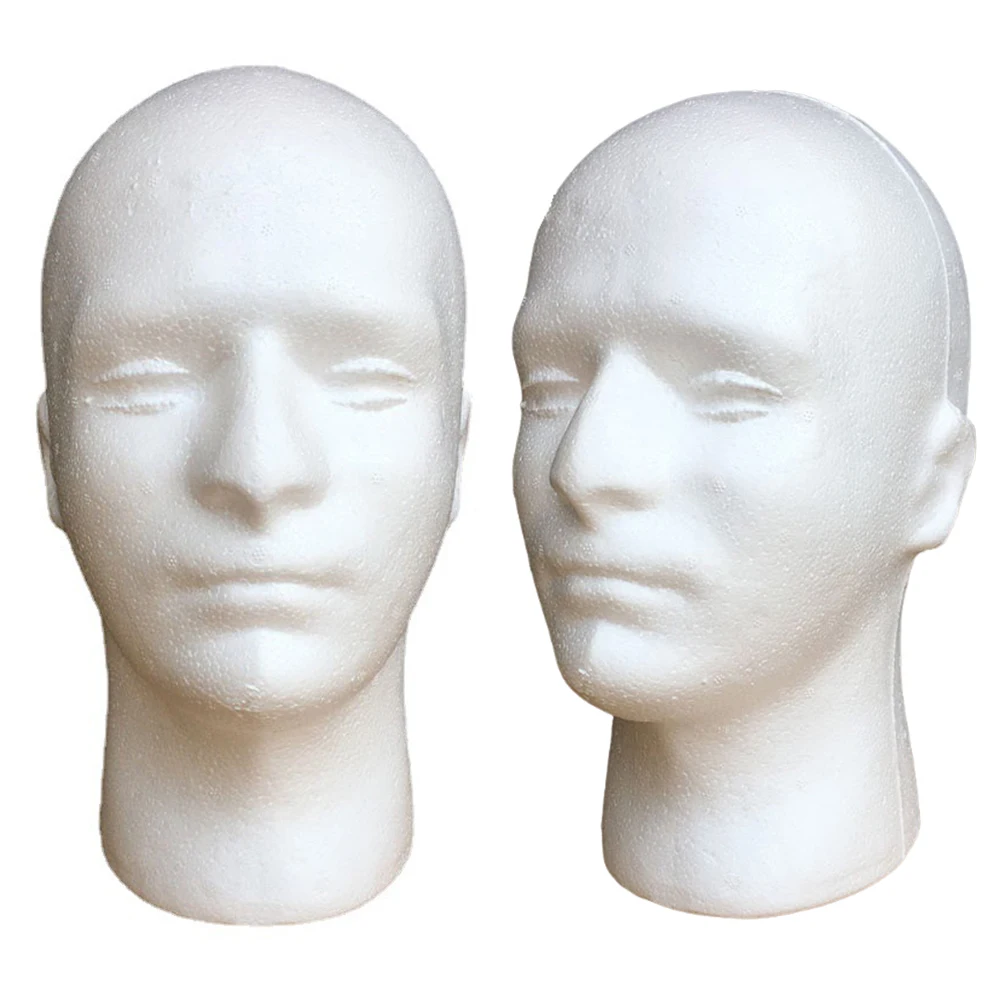 

Foam Mannequin Head for Display Wig Glasses Hat - Stylish Manikin Head for Fashion Accessories Showroom