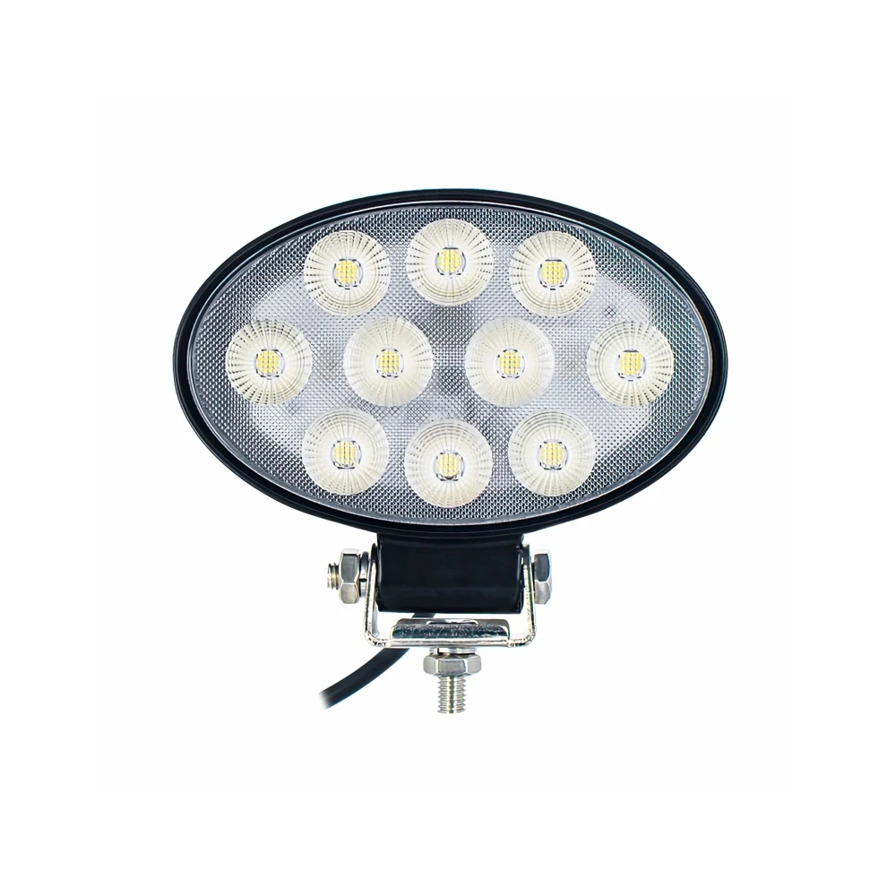 2Pcs LED Forklift Front Light 12V - 60V 40W Loader Headlight Excavator Work Light Flood Light Accessories Parts Aluminium Alloy