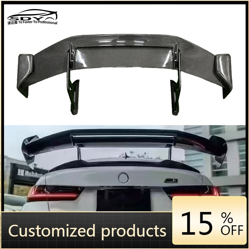 

G20 G80 AD Стиль Высокое качество Углеродное волокно Задний спойлер Багажник Спойлер Губа для 3-й серии G20 M3 G80