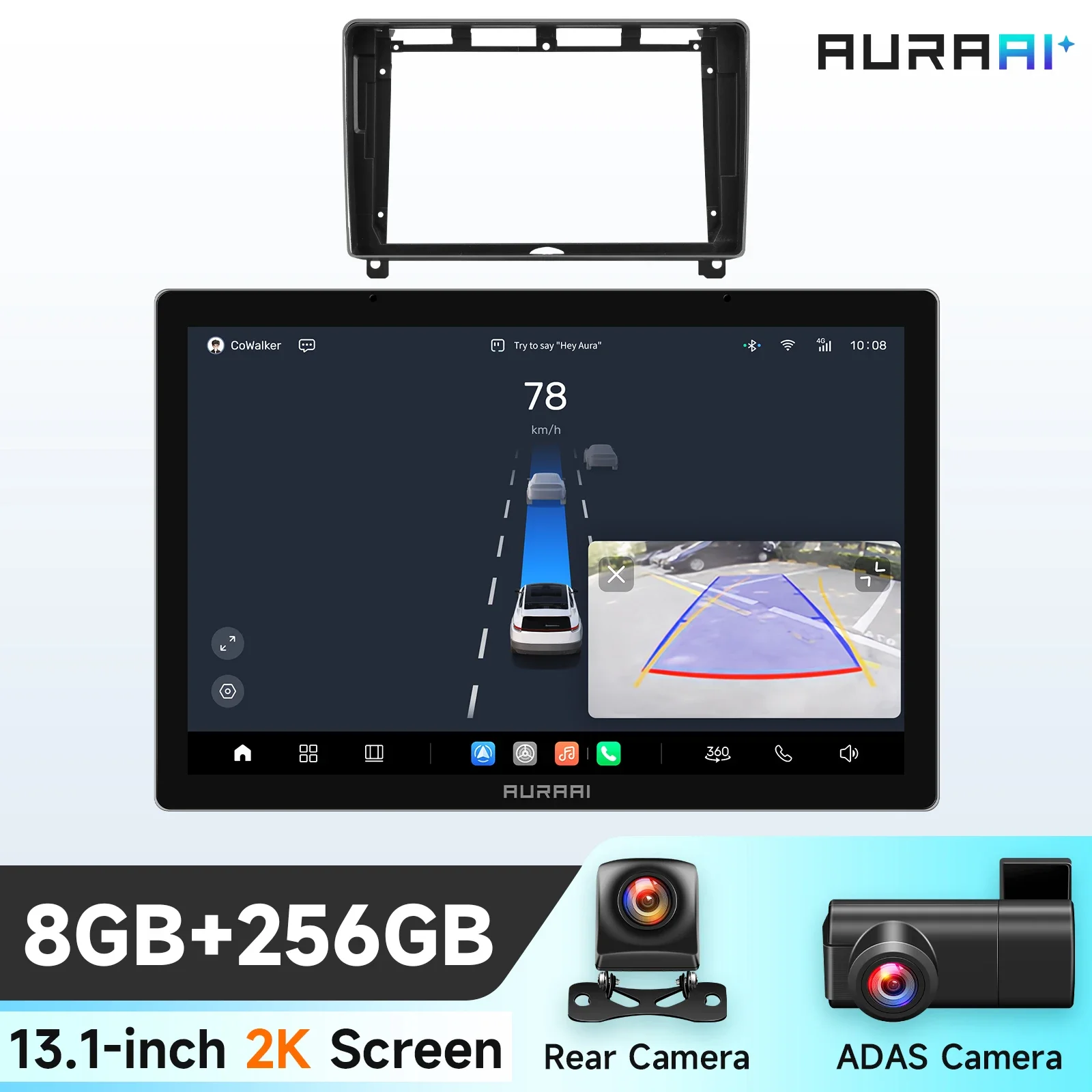 Hizpo autoradio voor Peugeot 407 1 2004-2011 2K scherm GPS navigatie ADAS 360 camera 7870 autoradio DSP 2DIN draadloze Carplay