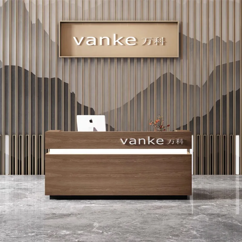 

Modern Company Reception Desks Shop Beauty Hotel Restaurant Luxury Reception Desks Design Long Escritorio Commercial Furniture
