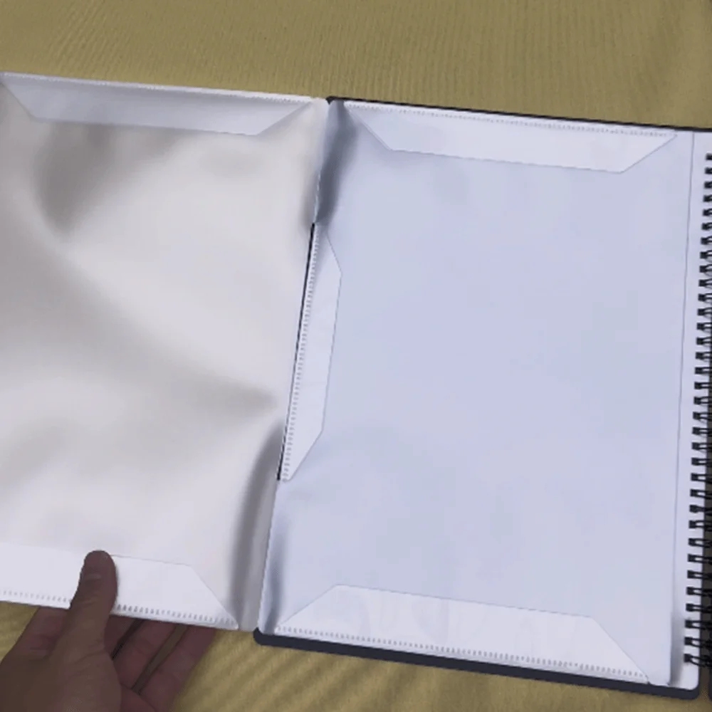 تصميم صفحة متصلة، مجلد نقاط موسيقى متعدد الطبقات قابل للفصل 40 جيوب، مجلد نقاط موسيقى البيانو، مرن قابل للكتابة