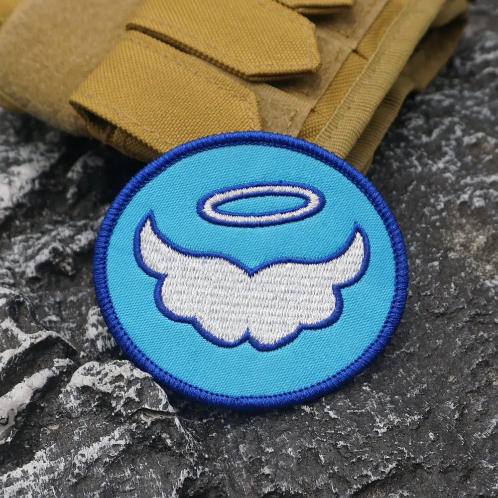 Bratz Cloe Angel Symbol V.3  Embroidered Patch with merrow border, Sewable Applique for Clothing and Accessories