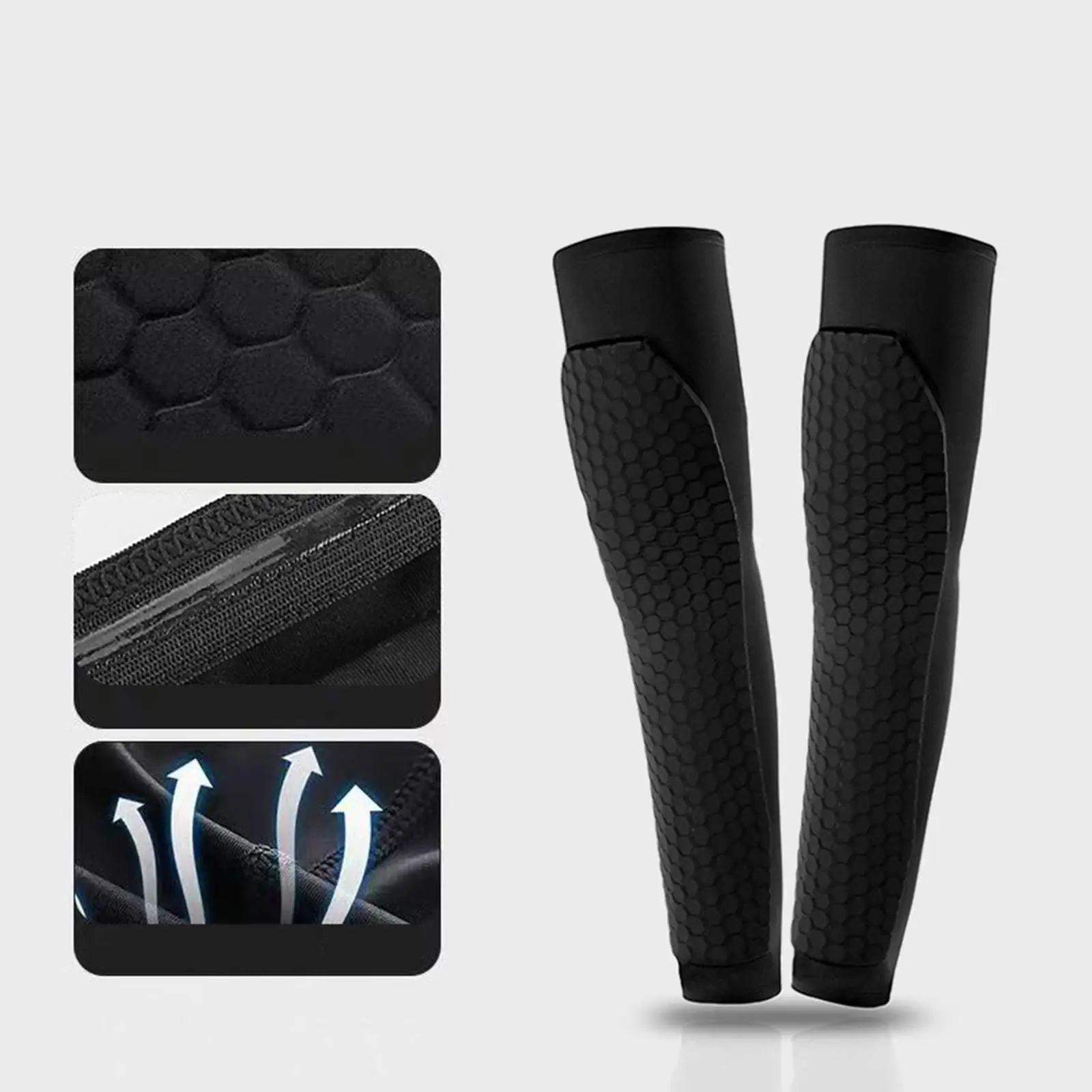 أكمام طويلة مرنة ومريحة وقابلة للتنفس ومتعددة الاستخدامات لحماية الساق لتشغيل كرة السلة وركوب الخيل والرياضات الخارجية