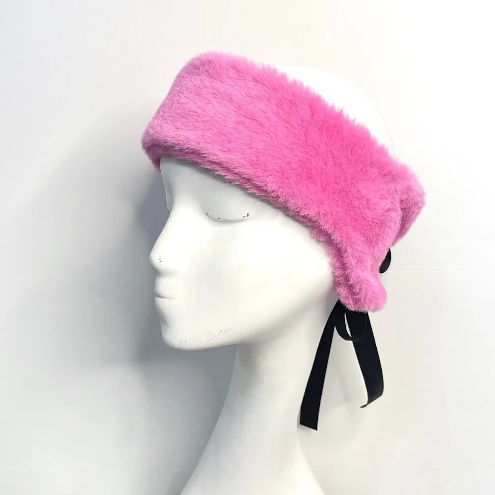 New Women Headbands Winter Solid Color Warm Scarf Coldproof Soft Ear Warmer Lady Headwear