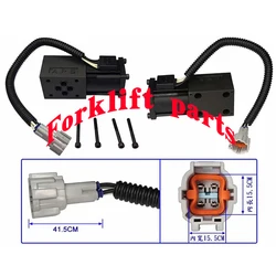 Válvula solenóide de engrenagem dianteira e reversa, Válvula solenóide de transmissão, 12V Forklift Parts para Mitsubishi OEM 91328-10030, Alta qualidade