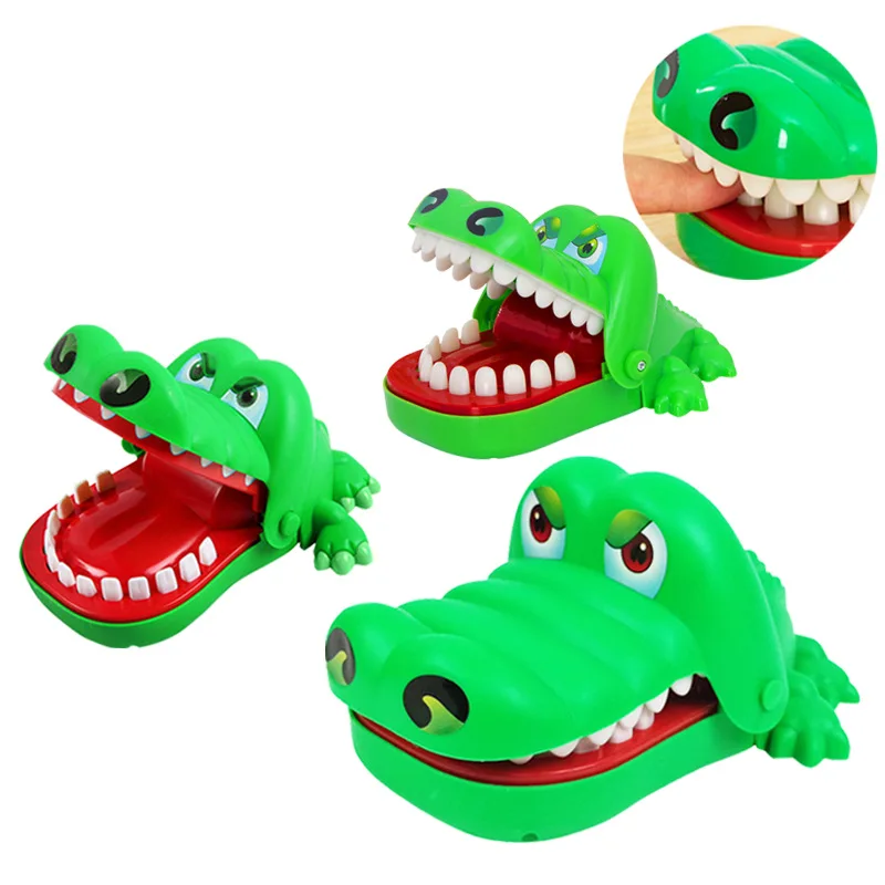 Cute Crocodile Snap Bite Finger Kids Children Family Group Game Fun Toy Gift Dentist Toy Biting Snapping Exciting Mouth Toys