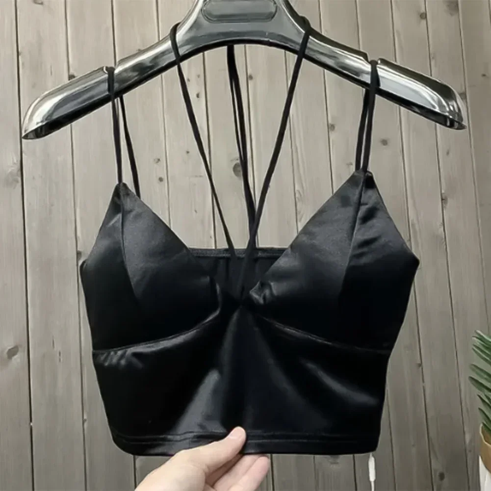 Bustier push-up pour femme, haut précieux, caraco décontracté, corset sexy, vêtements pour femmes, glacé, haut court Y2k Club