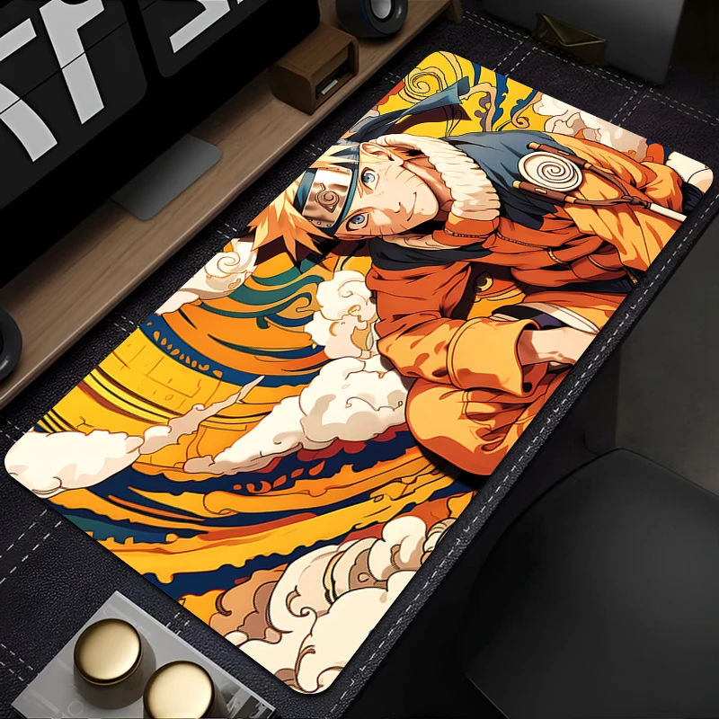 Mouse pad Large game player computer keyboard pad desk pad anti-slip cartoon table pad PC carpet N-NARUTOS Naruto Mousepad XXXL