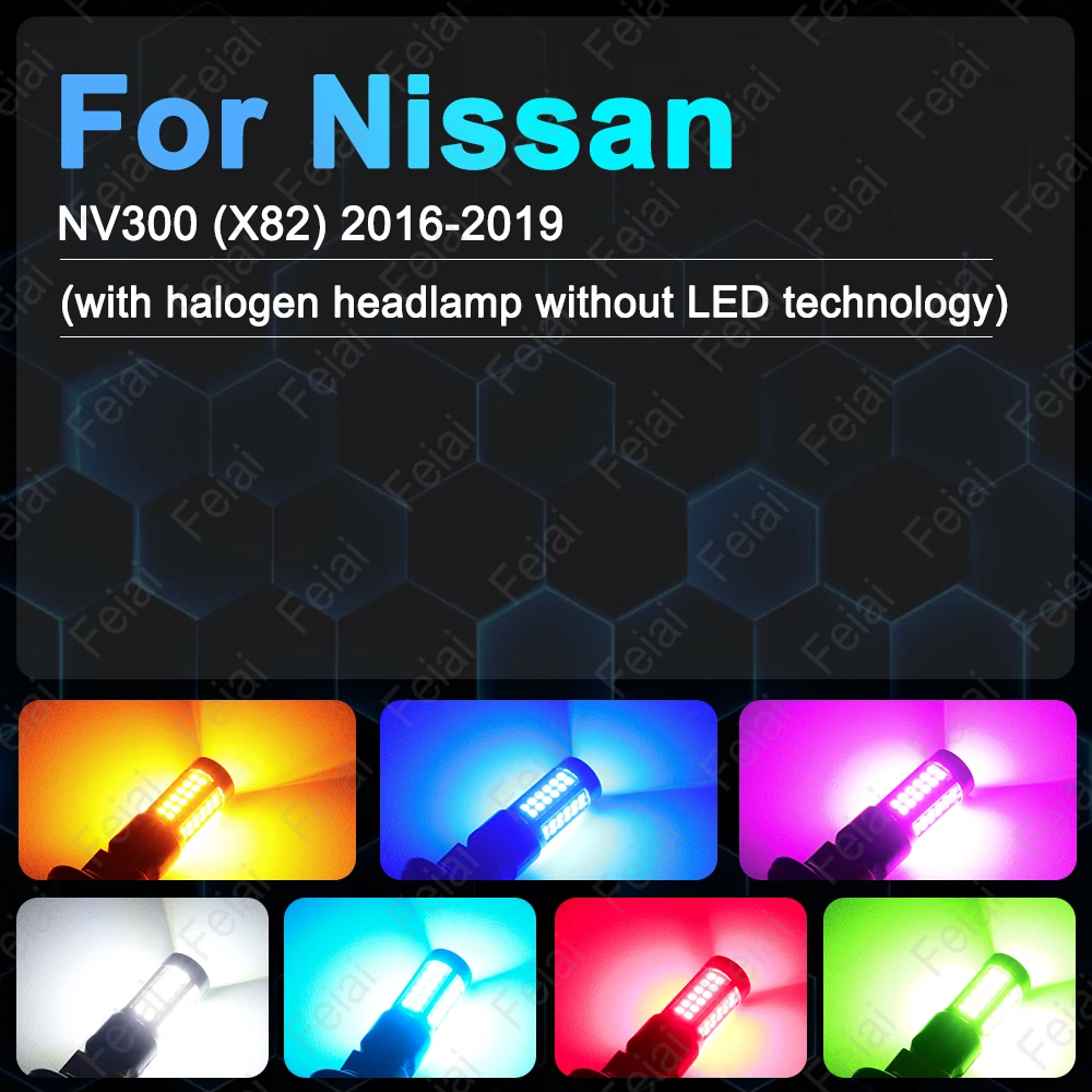 For Nissan NV300 Daytime Running Lights Car DRL LED Day Light NV300 2016 2017 2018 2019 Tuning Accessories White Yellow Ice Blue