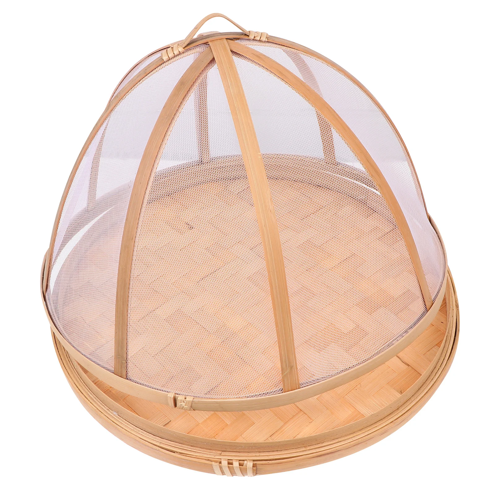 

Mosquito Cover Food Tent Reliable Dish Screen Prevention Bamboo Weaving Kitchen