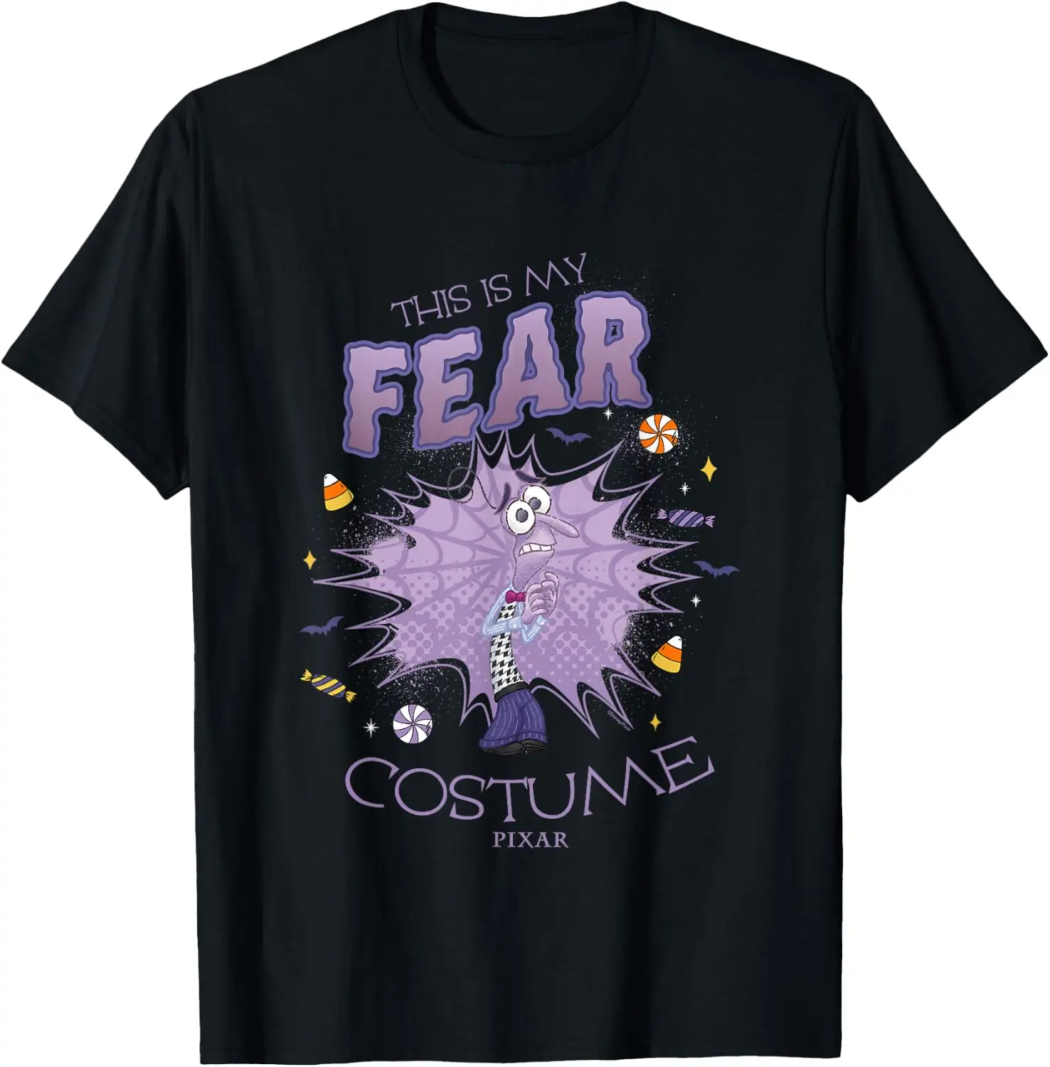 Pixar Inside Out 2 This Is My Fear Halloween Costume T-Shirt Premium heavyweight pure cotton—stylish, versatile, and unisex; a perfect Christmas gift suitable for year-round wear.
