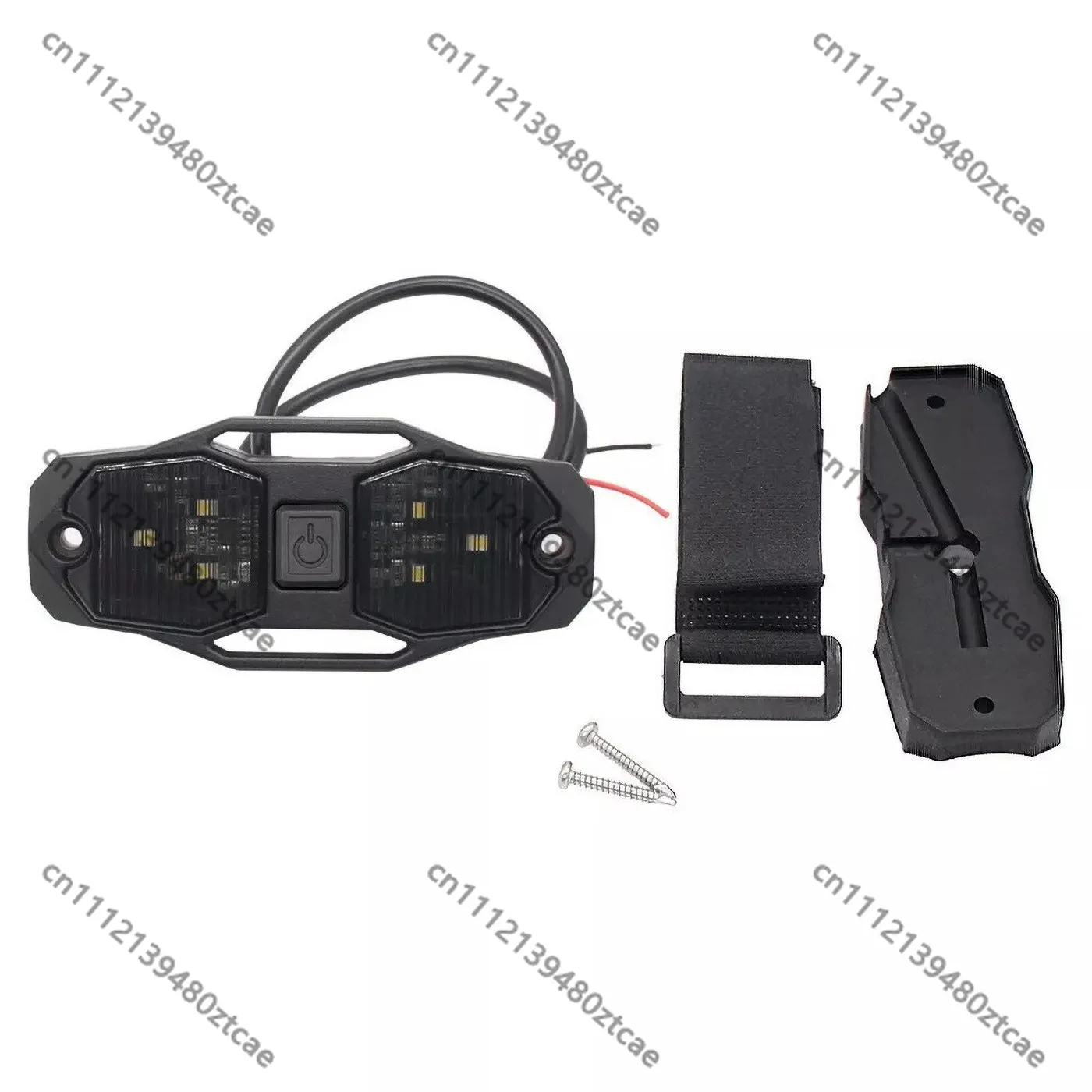 White Roll Cage Interior Roof Reading Light Bright Cab Dome Lamp For Off Road Vehicle Modified Lighting Parts