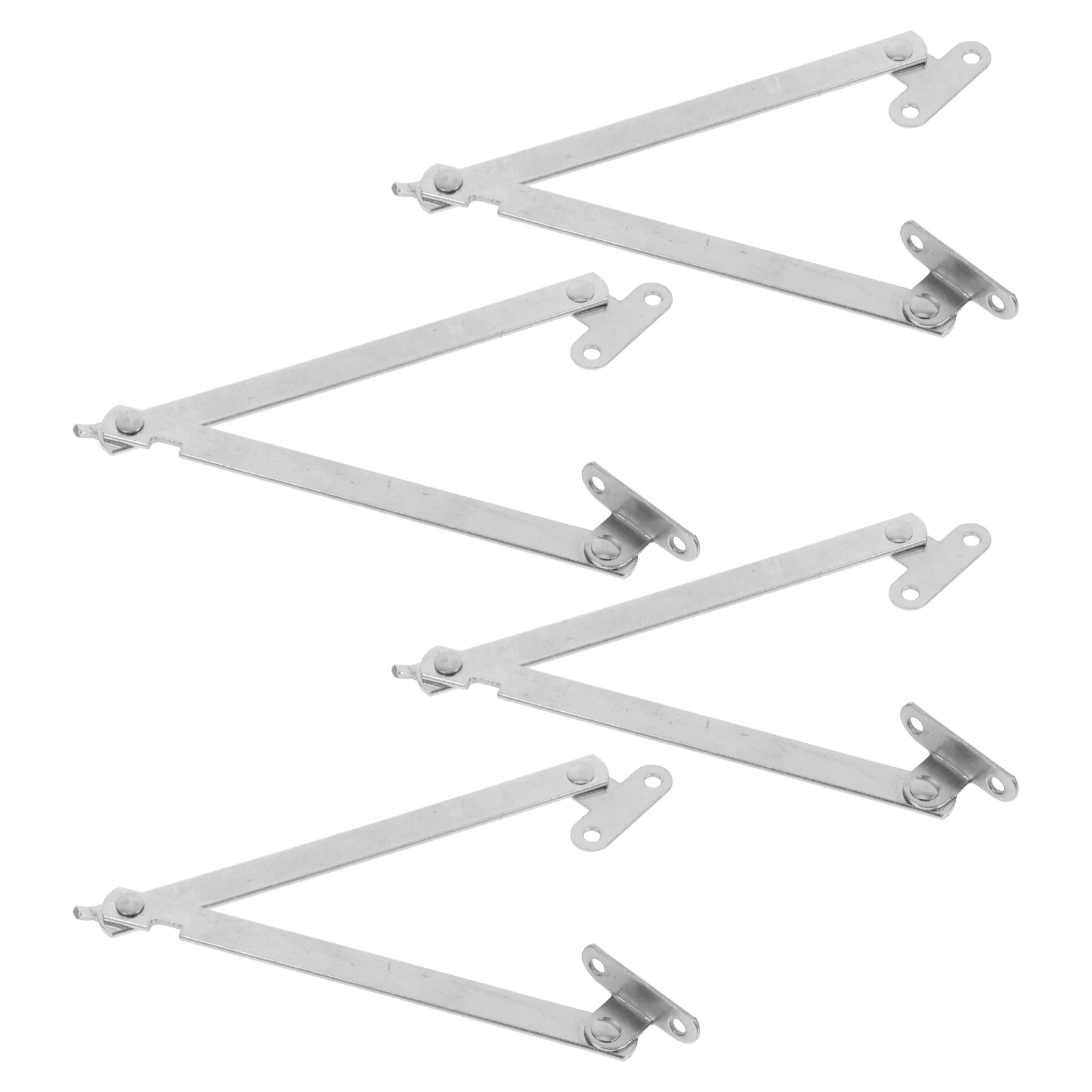 

4 Pcs Tie Rod Hinge Folding Desk down Cabinet Door Furniture Hinges Drop Front Chest Lid Support Hardware Closet Corner