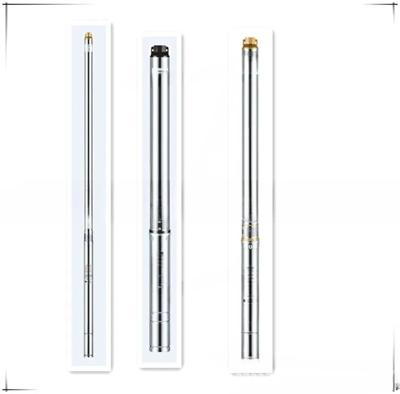 Multi-Stage Deep Well Stainless-Steel Submersible Pump Large Flow High Lift Household Stainless Steel Submersible Pump