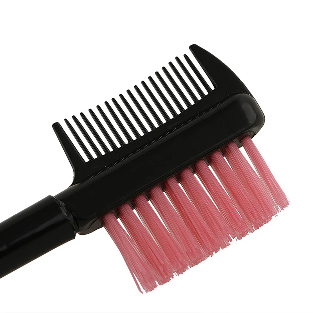 Pennello per mascara a doppia estremità Pennello per sopracciglia Spoolie per capelli angolato leggero Perfetto per strumento di bellezza per trucco con pomata in gel