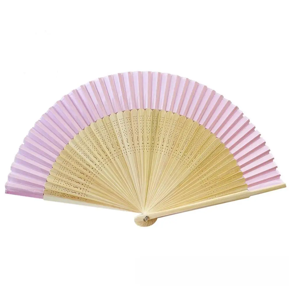 Chinese Style Bamboo Folding Fan, Classical Carving Craft