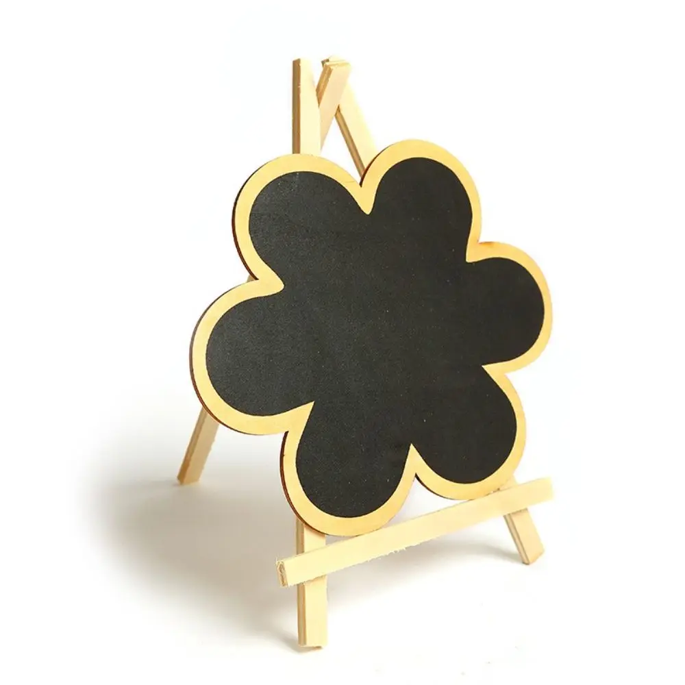 Painting Guide Board To do List Desk Display Reminder Board Mini Blackboard Chalkboard With Stand Wooden Easel