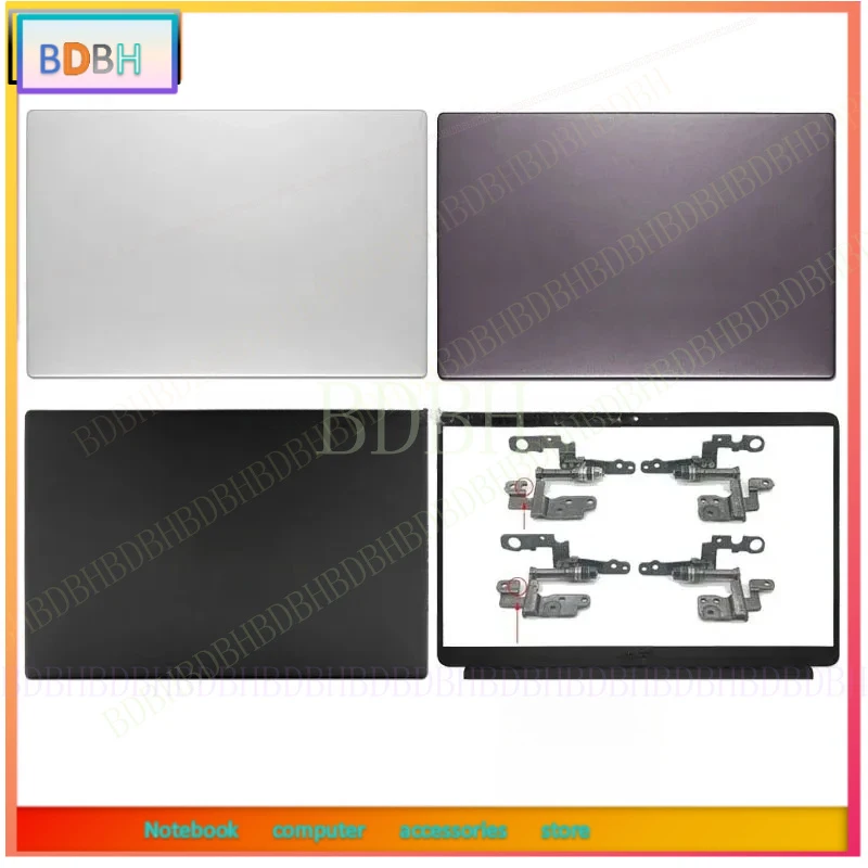 New For Matebook D15 MRC-W50 W60 W00 W10 WX0 PL-W29 W19 W09 W00 Laptop LCD Back Cover Front Bezel Bottom Case hinge