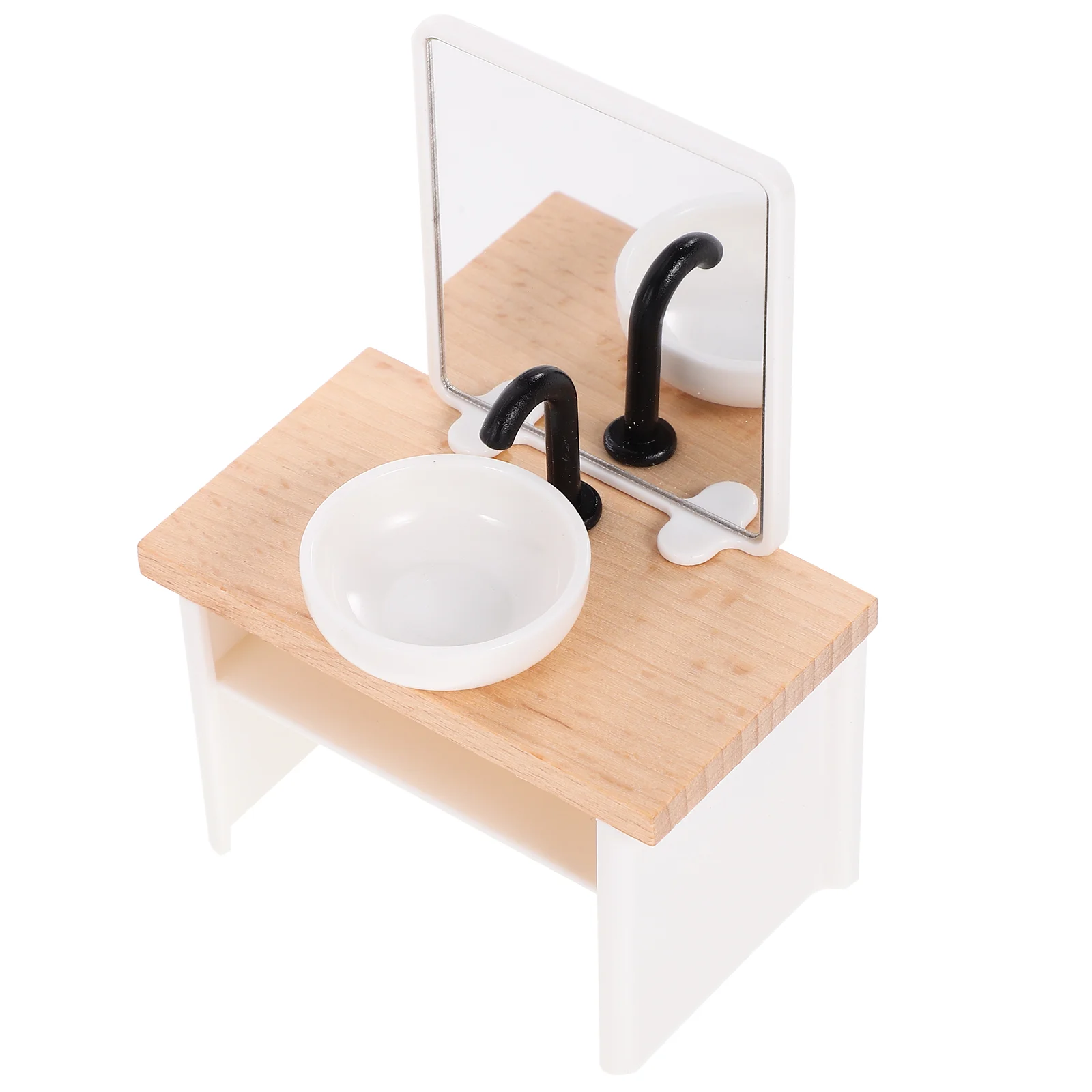 Room Mini Washroom Child Bathtub Toys Bathroom Kitchen Decoration Plastic Sink for