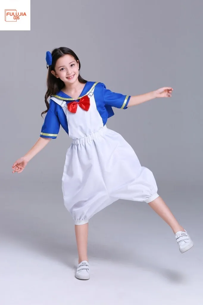 

Kids Cute Cosplay Girls Anime Show Costume Jumpsuit Accessories