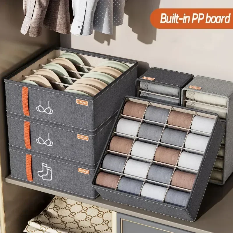 Clothes Organizer Underwear Socks Bra Drawer Organisers Clothing Storage Boxes Cabinets Drawers Separator For Pants Storage Box