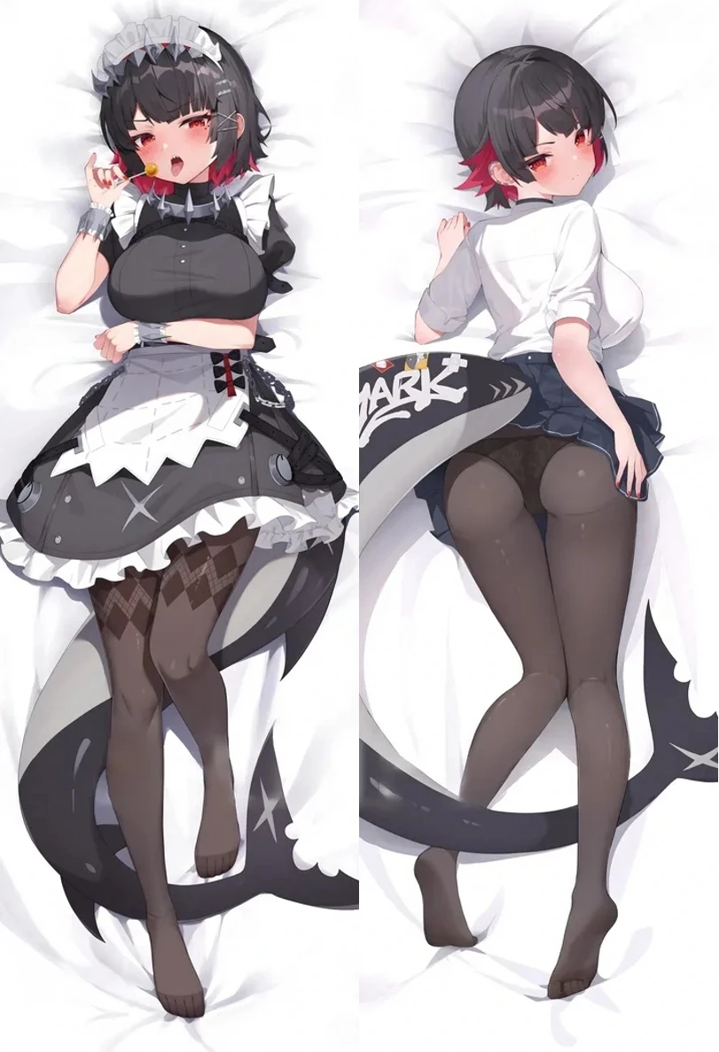 Juego de Anime Zenless Zone Zero Ellen Joe Cosplay Dakimakura funda de almohada abrazando el cuerpo Prop