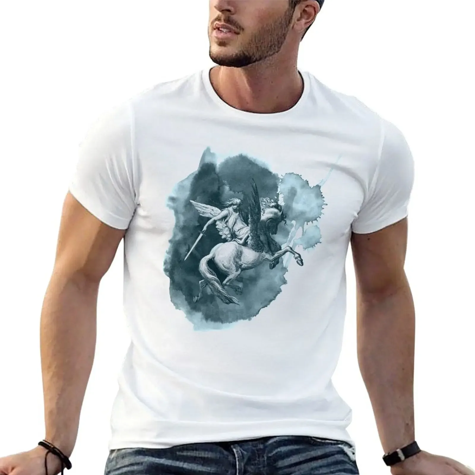 

Pegasus T-Shirt vintage t shirts oversized blacks shirts graphic anime shirts men