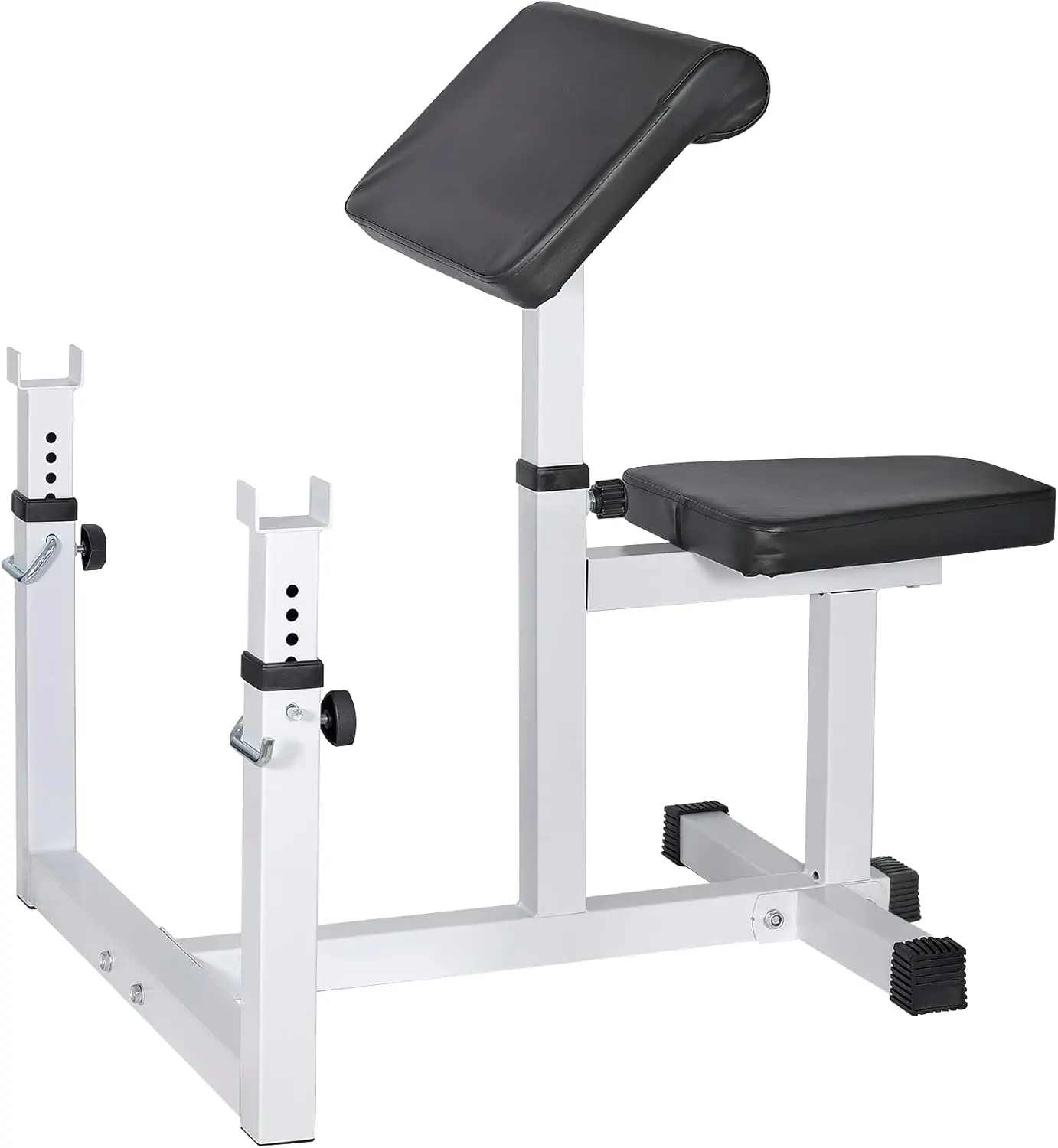 

Preacher Curl Weight Bench for Arm Isolation, Adjustable Height, Max Load 450 lbs, Home Gym