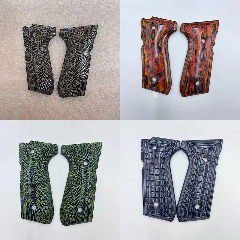 8 أنماط G10/الخشب/ميكارتا مقبض المواد قبضة الموازين بقع ل KUBLAI N10 Beretta M92F Kublai M9A1 #1