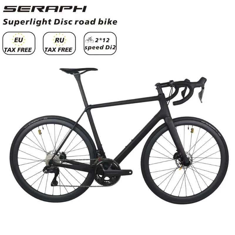 

FM619 Super Light Disc Brake Road Climbing Complete Bike With R8170 Ultegra 2x12 Di2 Groupset 7.65kg Weight