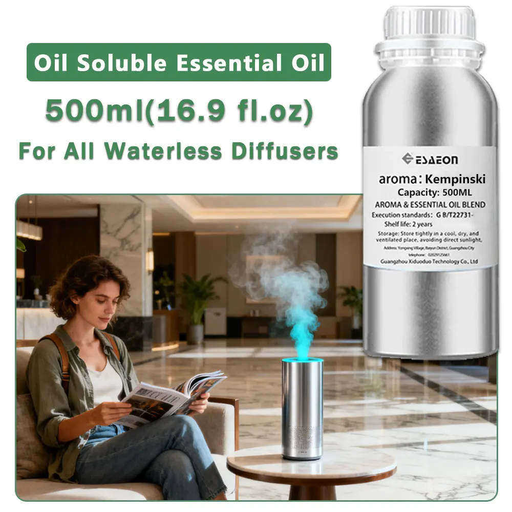 ESAEON Hotel Scented Machine Essential Oil - For All Waterless Aromatherapy Machines, Kempinski/Ritz-Carlton - 500ML(16.9 fl.oz)