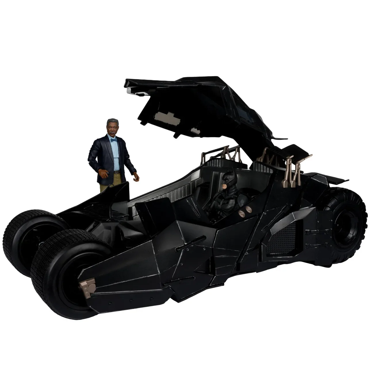 McFarlane DC Multiverse Lucius Fox & Tumbler (The Dark Knight) Gold Label Vehicle Action Figure Toys Collection Ornament Gift