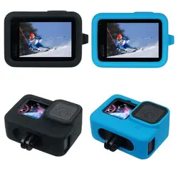 Universal Protective Case Portable Protection Action Camera Lens Cover Caps Accessories Kit Silicone Sleeve